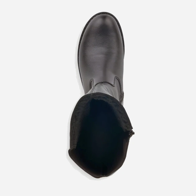 Zimowe kozaki damskie na obcasie RIEKER Y9192-00 39 Czarne (4059954140481) - obraz 4