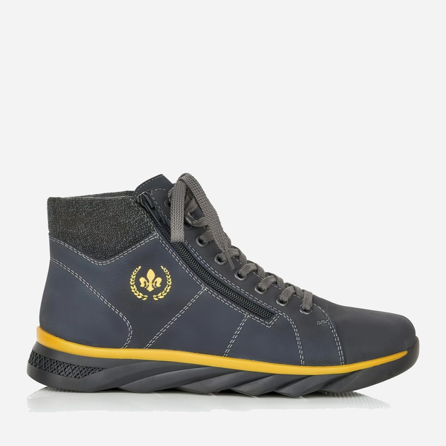 Чоловічі зимові черевики високі RIEKER F1621-14 43 Чорні (4060596560599) - зображення 1