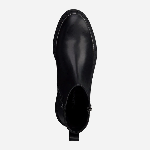 Botki damskie skórzane Tamaris WOR25435-29-001 38 Czarne (4064196422899) - obraz 4