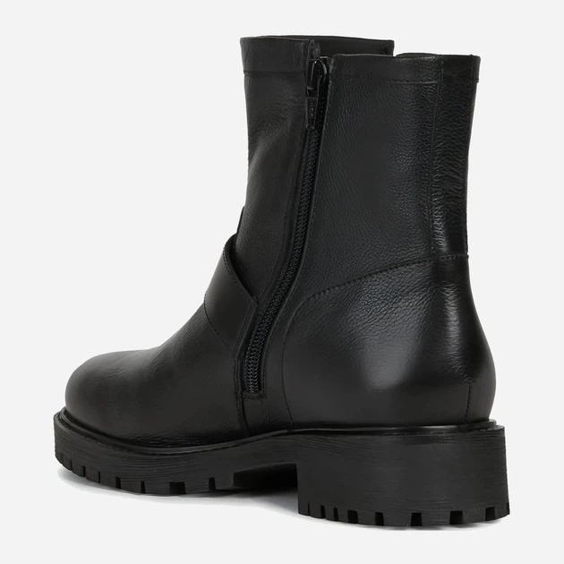 Zimowe botki damskie skórzane Geox D26FTG04643C9999 37 Czarne (8050036772565) - obraz 3