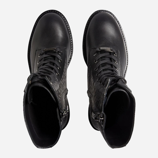 Trzewiki damskie skórzane Calvin Klein HW0HW01292BAX 38 Czarne (8719856637033) - obraz 4