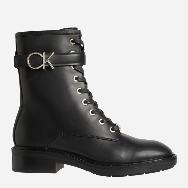Жіночі черевики високі Calvin Klein HW0HW01254BAX 37 Чорні (8719856634919) - зображення 1