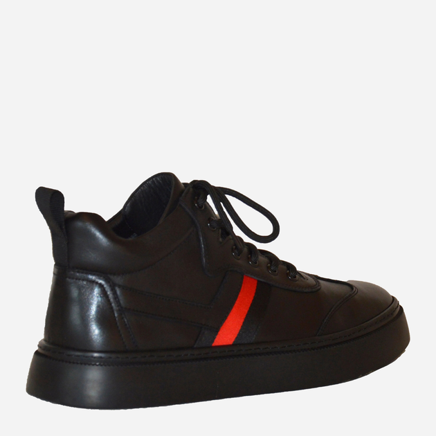 Sneakersy męskie wysokie Lacoste 3969-20160 43 Czarne (80161342) - obraz 3
