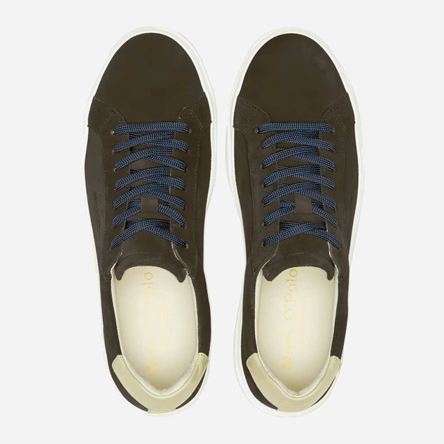 Sneakersy męskie zamszowe na platformie do kostki MARC O'POLO 20126913502300800 44 Brązowe (4064931181012) - obraz 4