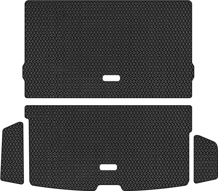 Акция на EVA килимок EVAtech в багажник авто Volvo XC90 2014-2020 2 покоління SUV EU 4 шт Black от Rozetka