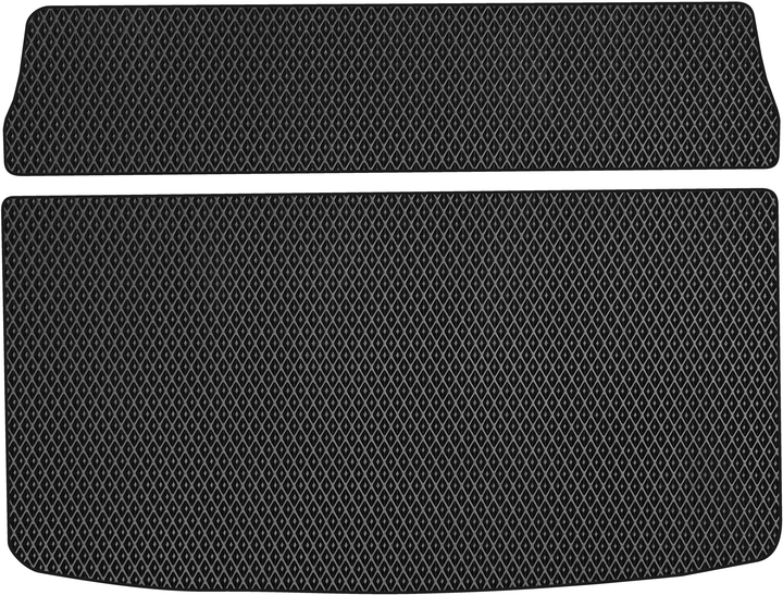 Акція на EVA килимок EVAtech в нижній багажник авто Hyundai Kona 2017+ SUV USA 2 шт Black від Rozetka