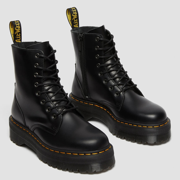 Glany męskie skórzane Dr. Martens Jadon Smooth Leather Platform Boots 43 Czarne (883985578951) - obraz 3