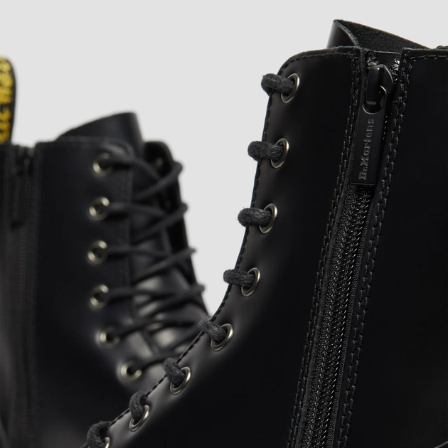 Glany męskie skórzane Dr. Martens Jadon Smooth Leather Platform Boots 43 Czarne (883985578951) - obraz 6