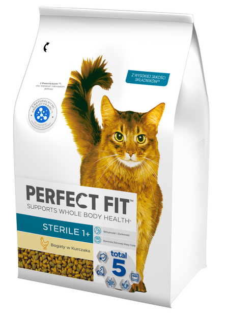 Sucha karma dla kotów sterylizowanych Perfect Fit Sterile 1+ z kurczakiem 2.8 kg (4008429148354) - obraz 1