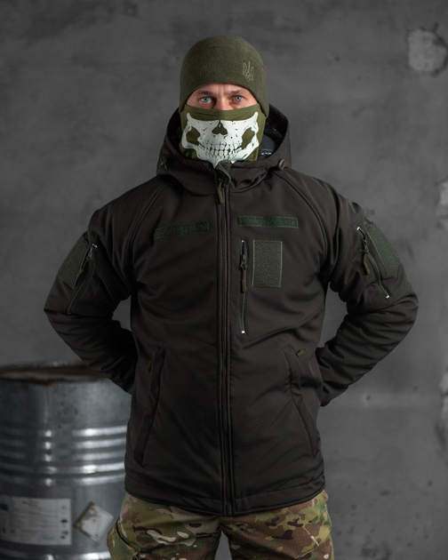 Зимова тактична куртка Softshell Omni-heat олива Paradigma Вт6741 XL - зображення 2