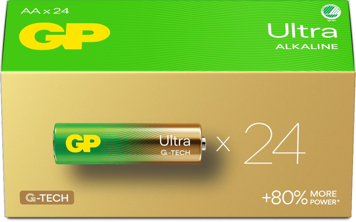 Батарейка лужна GP 15A LR06 AA Powercase (24-Pack) (4891199220234) - зображення 2