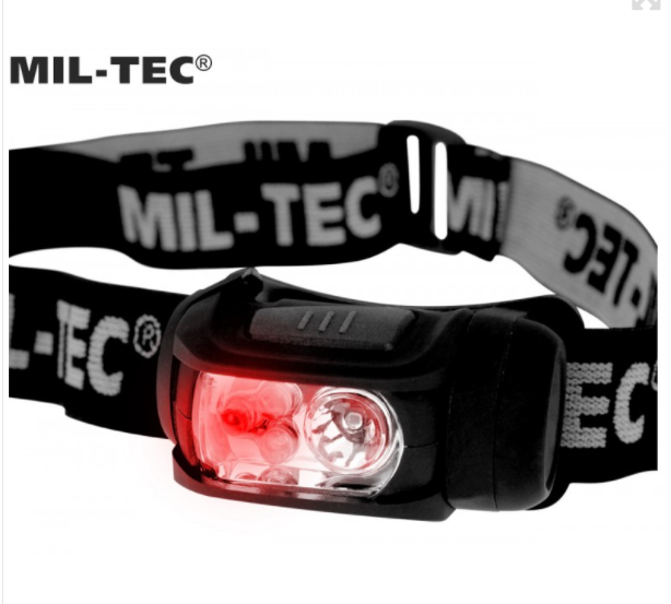 Налобный фонарь Mil-Tec 4 цвета Luxeon 15170102 - изображение 5
