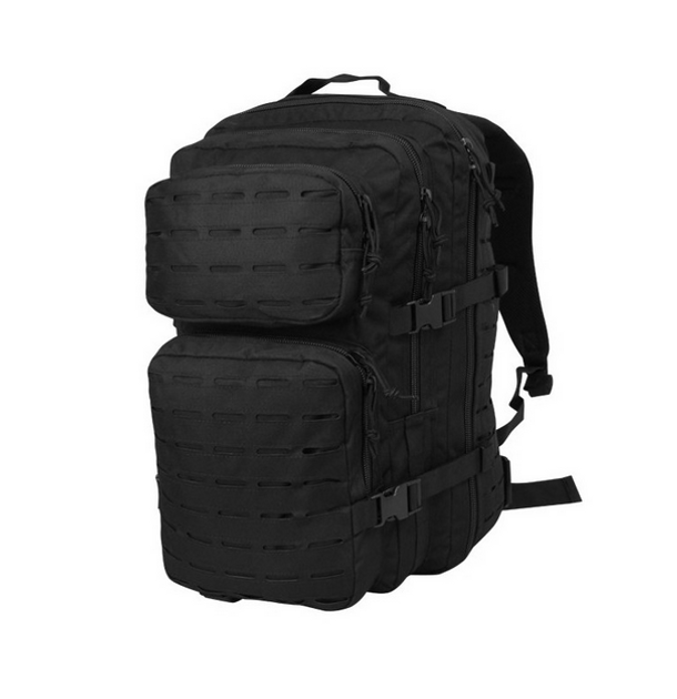 Великий чорний рюкзак Mil-Tec Assault Laser Cut 36 л 14002702 - зображення 1