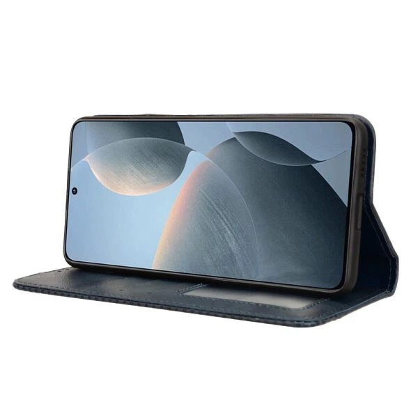 Чохол-книжка Deexe Retro Style для Xiaomi Poco X6 Pro - Black - зображення 3