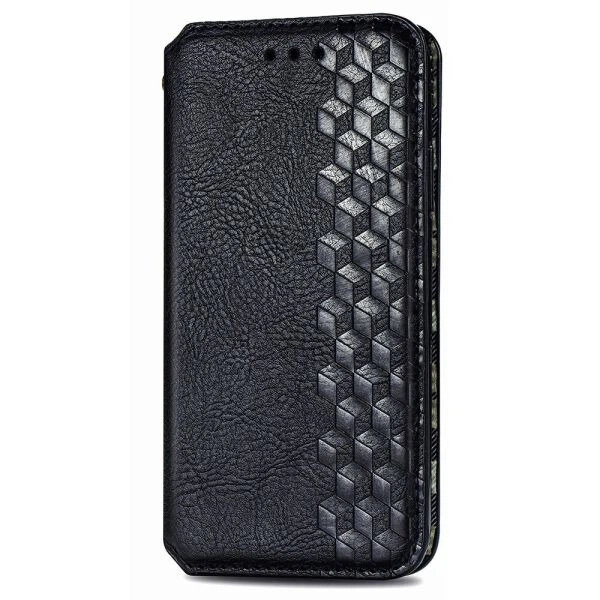 Чохол Deexe Rhombus Wallet для Xiaomi Redmi 13C / Poco C65 - Black - зображення 4