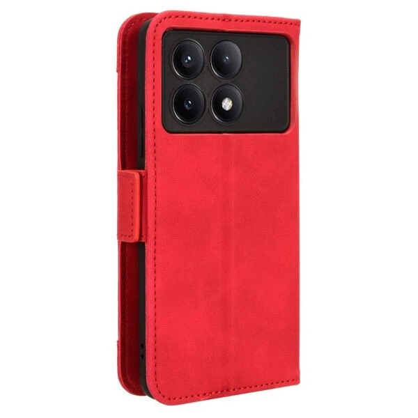 Чехол Deexe Wallet Stand для Xiaomi Poco X6 Pro - Red - изображение 7
