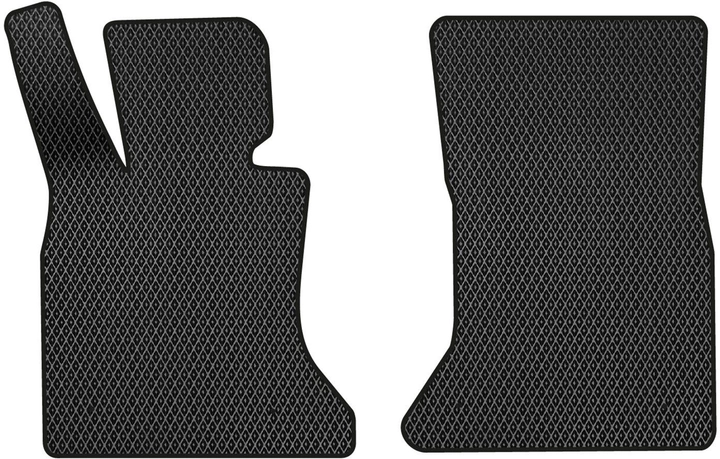 Акция на EVA килимки EVAtech в салон авто передні для BMW 5 Series (F10)  Restyling Electric seats 2013-2017 6 покоління Sedan USA 2 шт Black от Rozetka