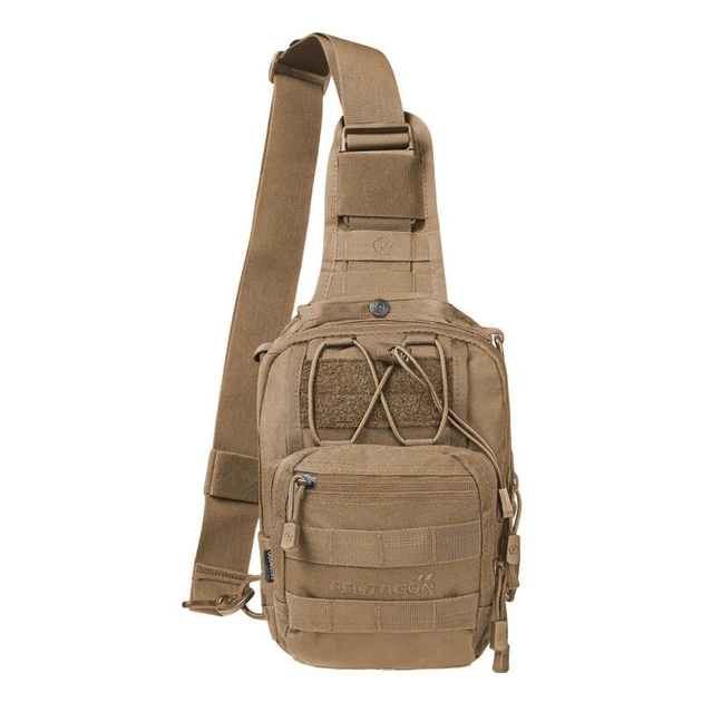 Тактическая плечевая сумка кобура Pentagon UCB 2.0 K17046 Койот (Coyote) - изображение 2