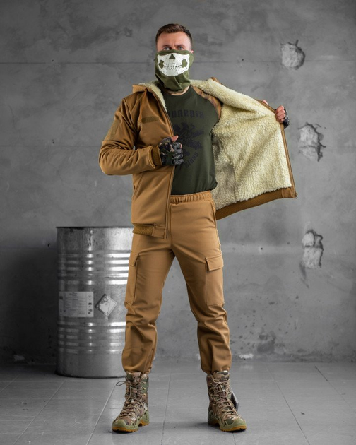 Зимовий тактичний костюм shredder на овчині Вт7018 XL - зображення 1