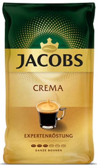 Кофе в зернах Jacobs Crema 1кг - Фото 2 Кофе в зернах Jacobs Crema 1кг - изображение 2