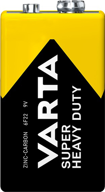Батарейка Varta Superlife 6F22 FOL 1 шт (1000309) - зображення 1