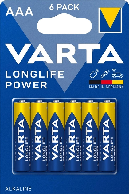 Baterie Varta Longlife Power AA BLI 6 (BAT-VAR-0000013) - obraz 1