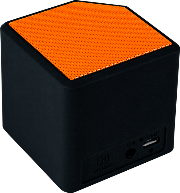 Акустична система Canyon Portable Bluetooth Speaker Black/Orange (6479356) - зображення 2