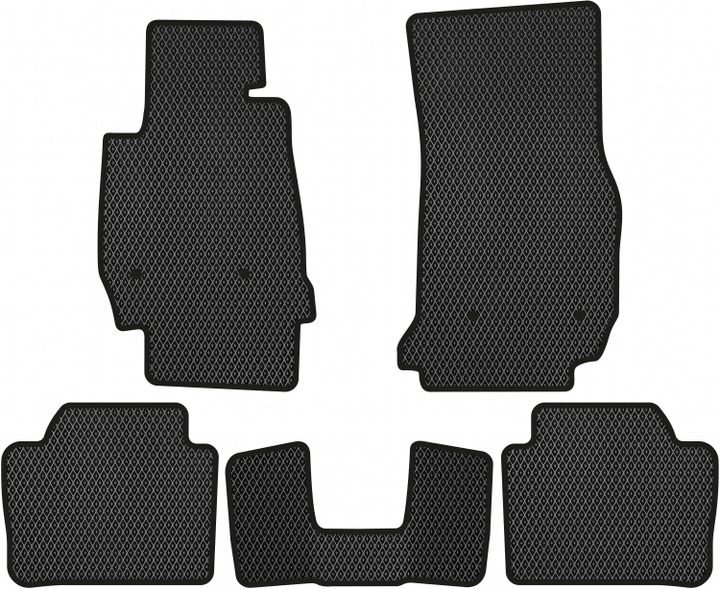 Акція на EVA килимки EVAtech в салон авто для BMW 3 Series (F31) 2012-2019 6 покоління Combi EU 5 шт Black від Rozetka