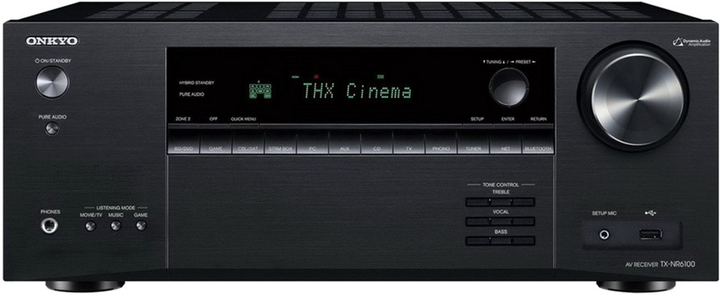 AV-ресивер Onkyo TX-NR6100 Black (4573211159530) - зображення 1