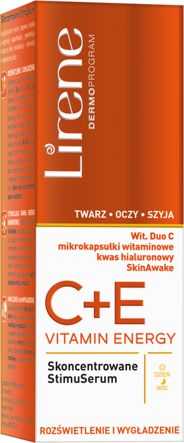 StimuSerum Lirene C + E Vitamin Energy skoncentrowane 30 ml (5900717729711) - obraz 1