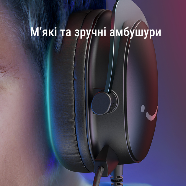 Навушники Fifine H9 Black 7.1 - зображення 7