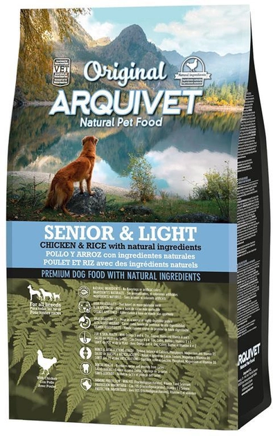 Сухий корм Arquivet Original Senior & Light 3 кг (8435117892910) - зображення 1