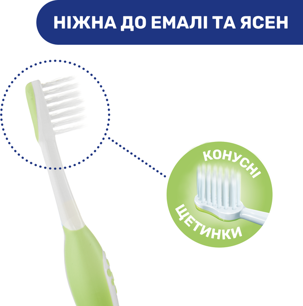 Зубная щетка Chicco 3-6 лет Зеленая (09079.20.20) (2900990799879) - изображение 5
