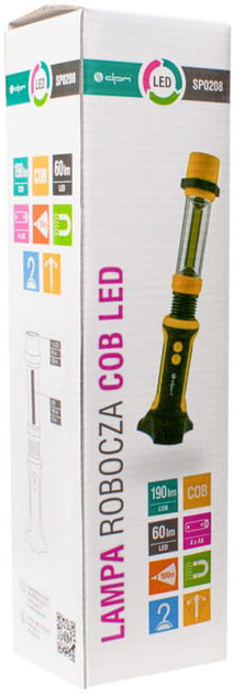 Latarka robocza DPM COB 190 + 60 lm (5900672656985) - obraz 6