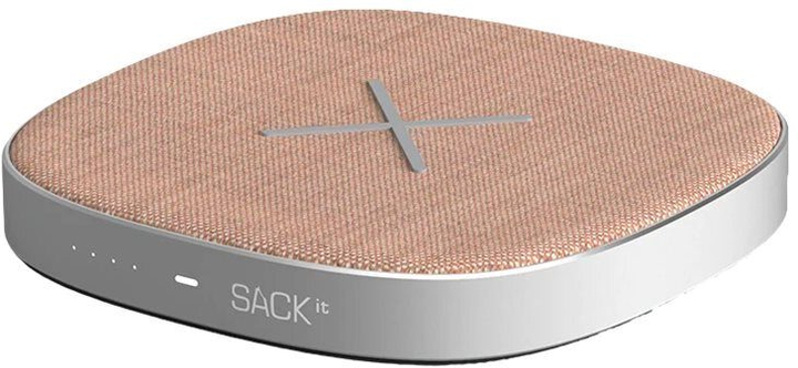 Powerbank SACKit CHARGEit Power Bank & Wireless Charger Rose (5711972005201) - obraz 1