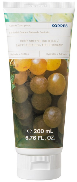 Mleczko do ciała Korres Santorini Grape Body Smoothing Milk wygładzające 200 ml (5203069094842) - obraz 1