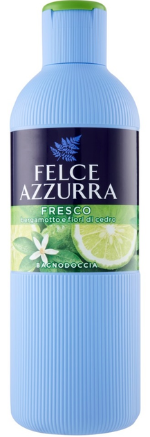 Żel do mycia ciała Felce Azzurra Body Wash Bergamot & Cedro 650 ml (8001280068010) - obraz 1