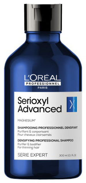 Szampon L'Oreal Professionnel Serie Expert Serioxyl Advanced Shampoo zagęszczający włosy 300 ml (3474637106409) - obraz 1