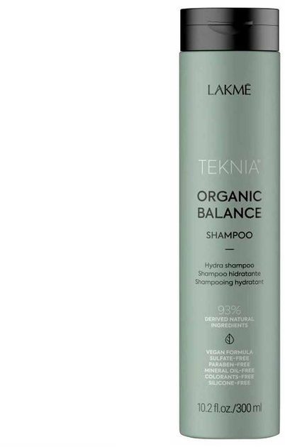 Szampon Lakme Teknia Organic Balance Shampoo nawilżający do każdego rodzaju włosów 300 ml (8429421441124) - obraz 1