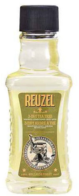 Szampon Reuzel 3in1 Shampoo odżywka i żel pod prysznic Tea Tree 100 ml (860000681612) - obraz 1