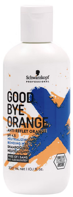 Szampon Schwarzkopf Professional Goodbye Orange Shampoo neutralizujący pomarańczowe odcienie 300 ml (4045787724899) - obraz 1
