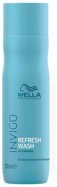 Шампунь Wella Professionals Invigo Refresh Wash Revitalizing Shampoo освіжаючий для волосся з ментолом 250 мл (8005610642673) - зображення 1