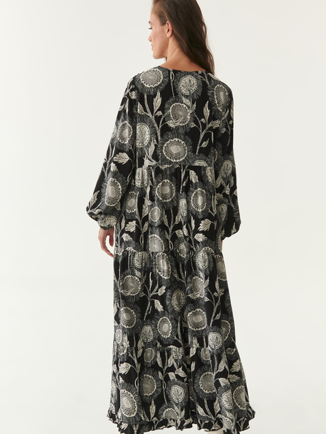 Плаття довге літнє жіноче Tatuum Nanami T2221.193 38 Чорне (5900142186653) - зображення 2