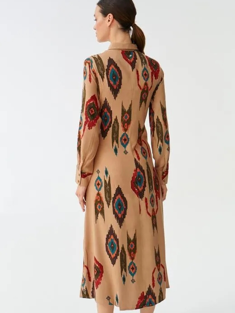 Sukienka koszulowa midi damska Tatuum Rozawi T2220.198 42 Beżowa (5900142178672) - obraz 2