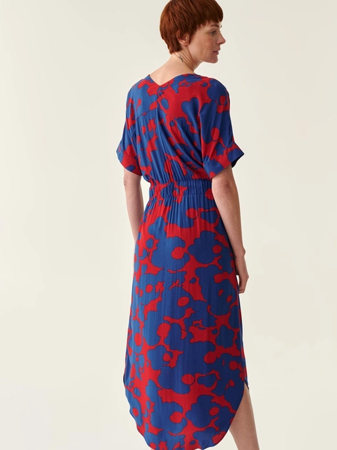 Sukienka koszulowa midi damska Tatuum Kimadi T2214.201 42 Czerwona (5900142154874) - obraz 2
