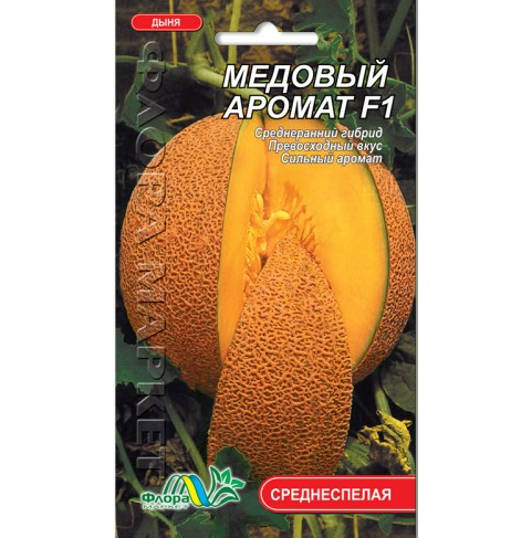 Насіння Диня Медовий аромат 1 г середньостигла - Фото 1 Насіння Диня Медовий аромат 1 г середньостигла - зображення 1