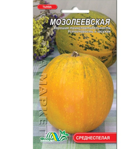 Семена тыква Мозолеевская среднеспелый 2 г - Фото 1 Семена тыква Мозолеевская среднеспелый 2 г - изображение 1