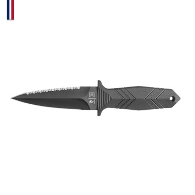 Нож Tb Outdoor "Protecteur", чёрный PA6, MOX, кайдексные ножны - изображение 1