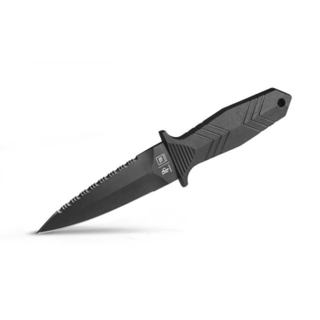Нож Tb Outdoor "Protecteur", чёрный PA6, MOX, кайдексные ножны - изображение 2