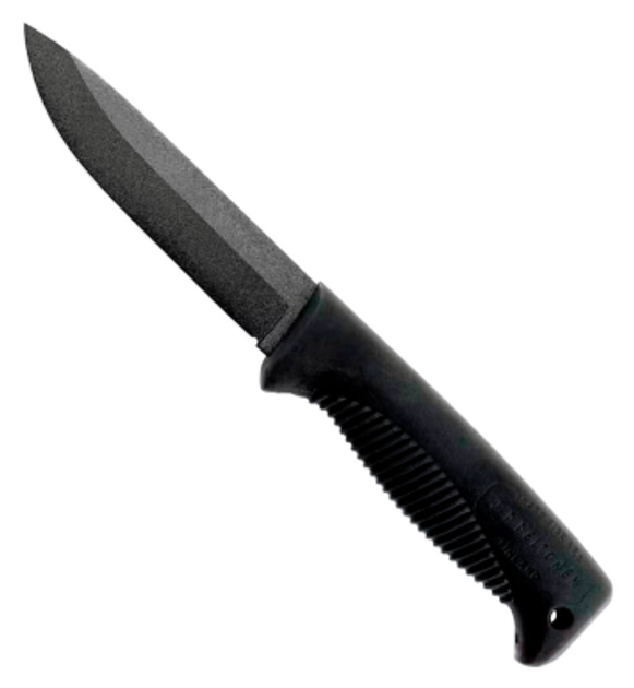 Нож Peltonen M07, покрытие PTFE Teflon, чёрный, черный композитный чехол - изображение 2